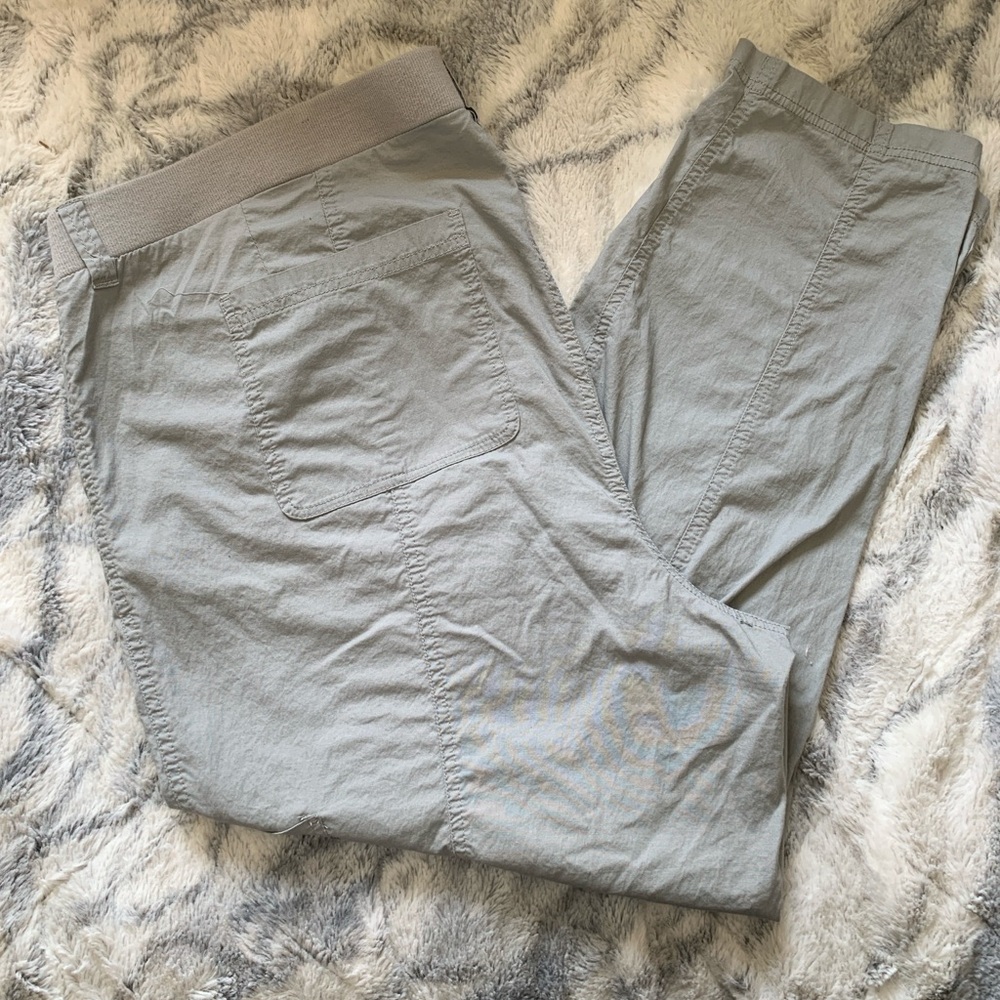 Torrid Gray Cargo Pants Relaxed Fit Lightweight